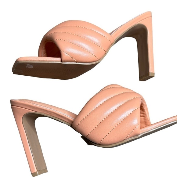 Cape Robbin heeled open toe slide size 9 - Picture 5 of 7